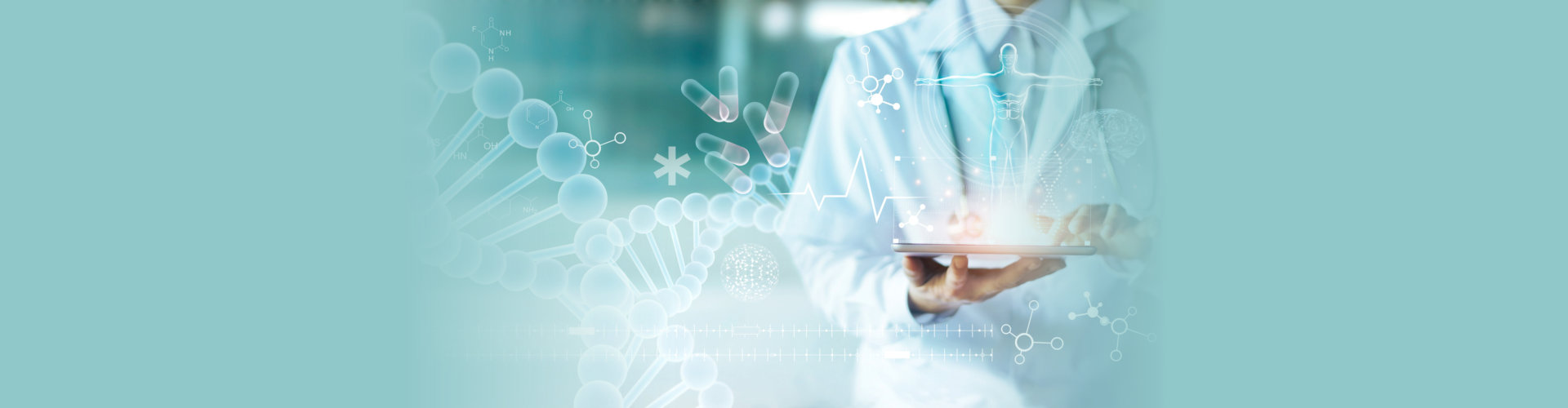 medicine doctor touching electronic medical record
